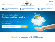 Tablet Screenshot of 1221market.com